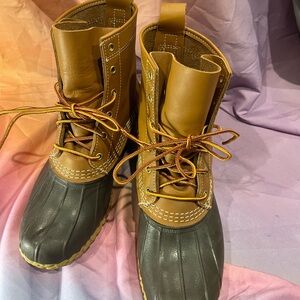 L.L. Bean Brown and Gray Winter Boots